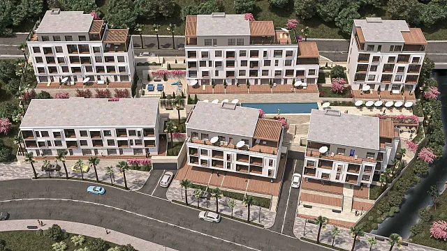 Wunderschöne Apartments im Tivat-Komplex — photo 4